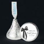 Modern Elegant Black Bow Bridal Shower Hershey®'s Kisses®<br><div class="desc">Bring a touch of sophistication to your bridal shower with these Modern Elegant Black Bow Hershey®’s Kisses® 🎀 Featuring a sleek black ribbon design, these charming chocolates are perfect for favor bags, candy jars, or table decor. Simple, stylish, and irresistibly sweet 🖤 Coordinate with matching pieces from our Black Bow...</div>