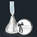 Modern Elegant Black Bow Bridal Shower Hershey®'s Kisses®<br><div class="desc">Bring a touch of sophistication to your bridal shower with these Modern Elegant Black Bow Hershey®’s Kisses® 🎀 Featuring a sleek black ribbon design, these charming chocolates are perfect for favor bags, candy jars, or table decor. Simple, stylish, and irresistibly sweet 🖤 Coordinate with matching pieces from our Black Bow...</div>