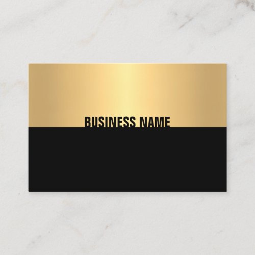 Modern Elegant Black Gold Template Professional Business Card