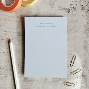 Modern Elegant Blue Custom Post-it Notes