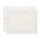 Modern Elegant Blue Floral Flat Note Card