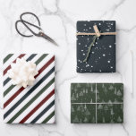 Modern Elegant Blue Red Green Christmas Holiday Wrapping Paper Sheets<br><div class="desc">Create custom wrapping paper & personalized gift wrap for all occasions. When you give a present wrapped in custom wrapping paper, it is sure to put a smile on everyone's face! Add your custom wording to this design by using the "Edit this design template" boxes on the right hand side...</div>