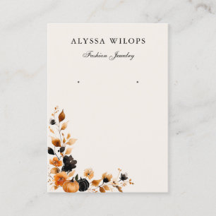 Modern Elegant Boho jewelry Earrings Display Card