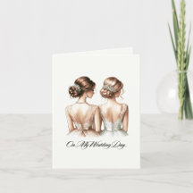 Modern Elegant Bridesmaid Thank You Card