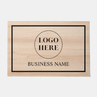 Modern Elegant Business Logo Doormat