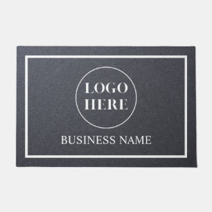 Modern Elegant Business Logo Doormat