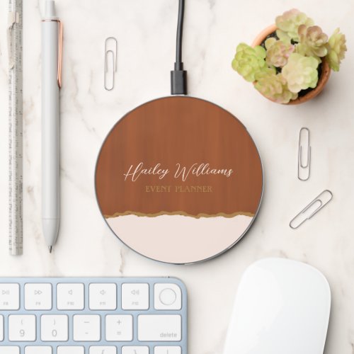 Modern Elegant Business Office Wireless Charger