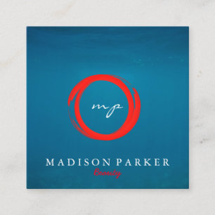 Modern Elegant Champagne Abstract Beauty Stylist Square Business Card