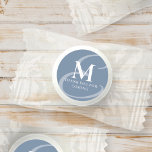 Modern Elegant Chic Double Monogram Thank You Life Saver® Mints<br><div class="desc">This simple and modern design is composed of serif and sans serif typography. Perfect for party favors.</div>