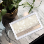 Modern Elegant Chic Girly Bokeh Business Card Holder<br><div class="desc">Elegant glamorous bokeh background. An elegant and sophisticated designe. The perfect cool gift idea for her on any occasion.</div>