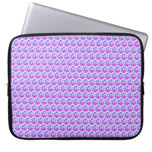 Modern elegant chic glitter diamonds laptop sleeve