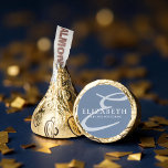 Modern Elegant Chic Monogram Name Thank You Hershey®'s Kisses®<br><div class="desc">This simple and modern design is composed of serif and sans serif typography. Perfect for party favors.</div>