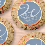 Modern Elegant Chic Monogram Wedding Thank You Reese's Peanut Butter Cups<br><div class="desc">This simple and modern design is composed of serif and sans serif typography. Perfect for party favors.</div>