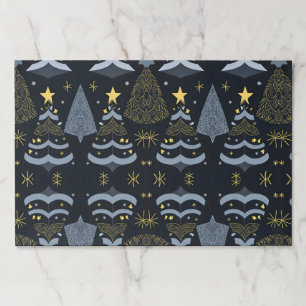 Modern Elegant Christmas Paper Placemat