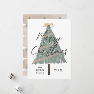 Modern Elegant Christmas Tree Non-Photo