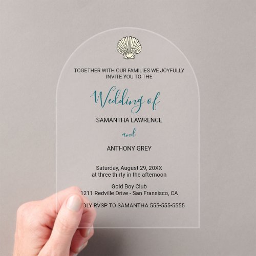 Modern Elegant Coastal Wedding 