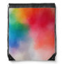 Modern Elegant Colorful Abstract Blank Template Drawstring Bag
