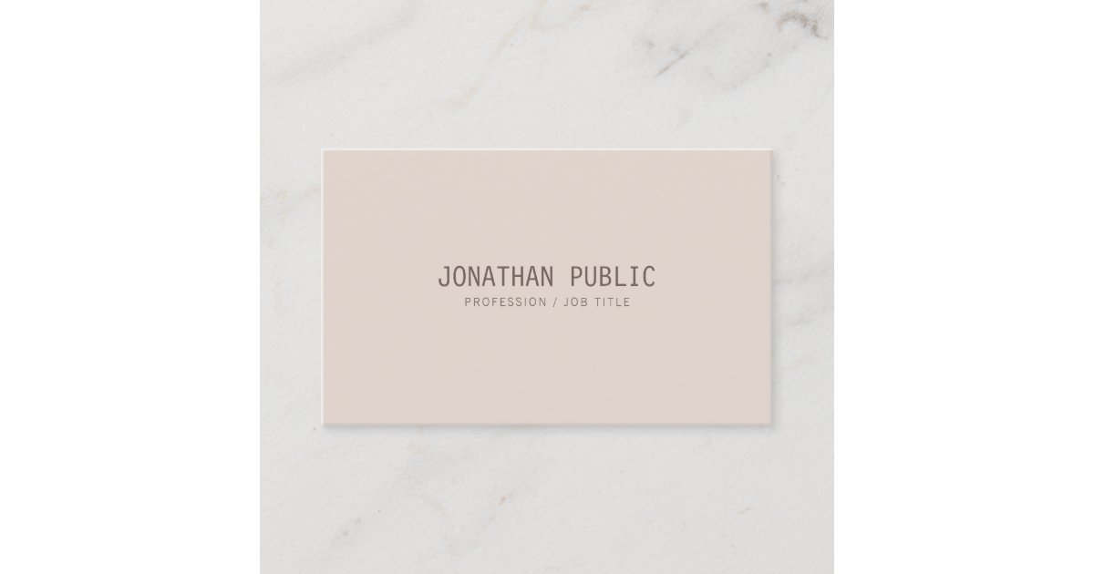 Modern Elegant Colors Creative Designed Template Business Card | Zazzle