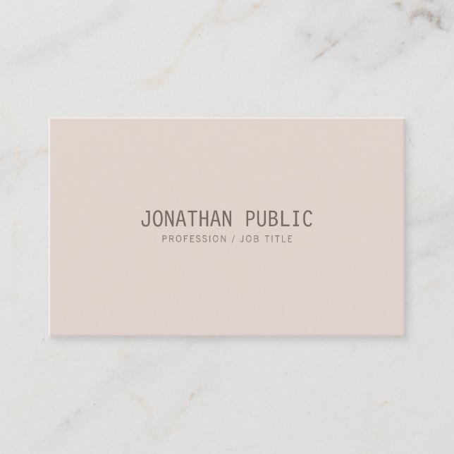 Modern Elegant Colors Creative Designed Template Business Card (Front)