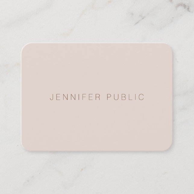 Modern Elegant Colors Professional Luxurious Business Card (Front)