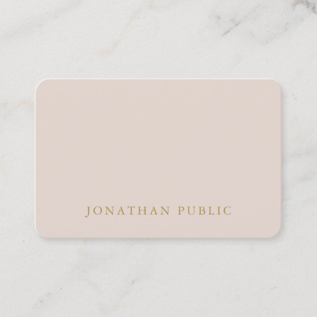 Modern Elegant Colors Professional Template Luxury Business Card (Front)