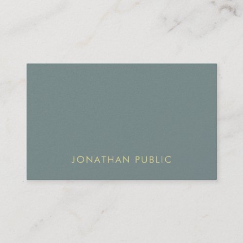 Modern Elegant Colors Simple Professional Template Business Card