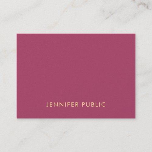 Modern Elegant Colors Simple Template Luxury Business Card