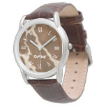 Modern Elegant Cow Faux Leather Collection Watch