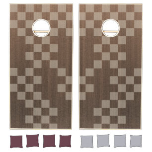 Modern Elegant Custom Image Cornhole Set