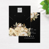 Modern Elegant custom jewelry earring display card (Desk)