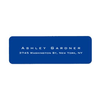 Modern Elegant Cute Unique Stylish Blue Colored Label by made_in_atlantis at Zazzle