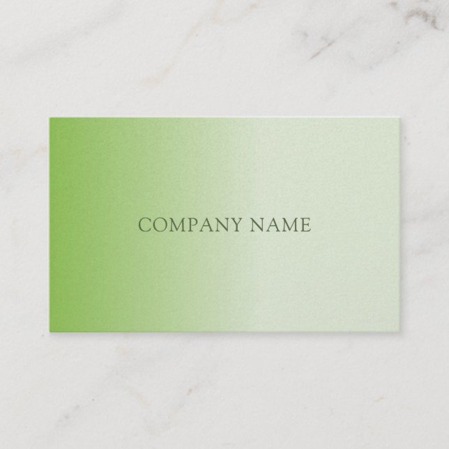 Modern Elegant Design Luxury Professional Plain Business Card (Front)