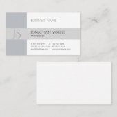 Modern Elegant Design Minimalist Chic Plain Trendy Business Card | Zazzle