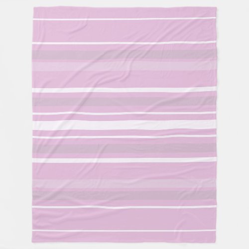 Modern Elegant Design Pink Rose Color Harmony Fleece Blanket