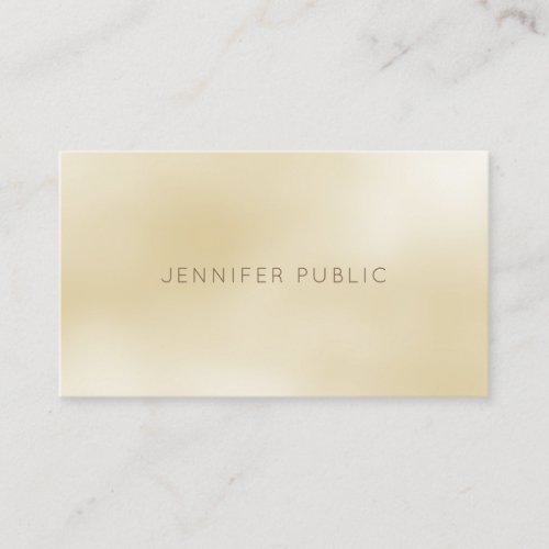 Modern Elegant Design Professional Fashionable Top Business Card