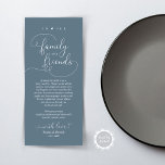 Modern Elegant Dinner Place Setting Thank You Card<br><div class="desc">Share the love and show your appreciation to your guests, when they sit down at their seat and read this personalised charming thank you place card. It's a wonderful way to kick off your special day celebration! This card is sure to set the tone for an unforgettable event. The thank...</div>