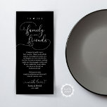 Modern Elegant Dinner Place Setting Thank You Card<br><div class="desc">Share the love and show your appreciation to your guests, when they sit down at their seat and read this personalised charming thank you place card. It's a wonderful way to kick off your special day celebration! This card is sure to set the tone for an unforgettable event. The thank...</div>