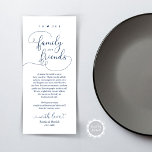 Modern Elegant Dinner Place Setting Thank You Card<br><div class="desc">Share the love and show your appreciation to your guests, when they sit down at their seat and read this personalised charming thank you place card. It's a wonderful way to kick off your special day celebration! This card is sure to set the tone for an unforgettable event. The thank...</div>