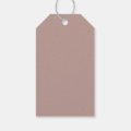 Modern Elegant Dusty Rose Wedding Welcome Gift Tags | Zazzle