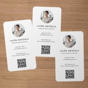 Modern Elegant Editable Clear Business Card Design Cards
