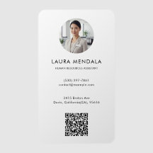 Modern Elegant Editable Clear Business Card Design