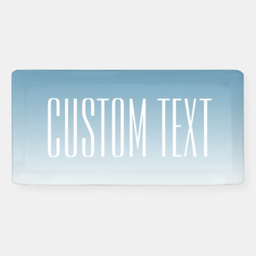 Modern Elegant Editable Text  Ombre Color Banner