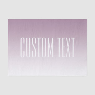 Modern Elegant Editable Text & Ombre Color Tissue Paper