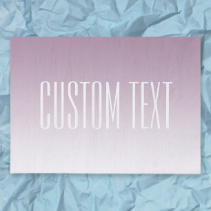 Modern Elegant Editable Text & Ombre Color Tissue Paper