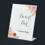 Modern elegant fall autumn wildflower pedestal sign<br><div class="desc">Create your own personalizable,  minimalist style which can be easily updated with your Photo and text. If you need any help personalizing this product,  please contact me using the message button below and I will be happy to help.</div>