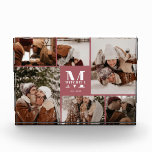 Modern Elegant Family Photo Collage Keepsake Block<br><div class="desc">This 6 Photo Collage Modern Family Personalized Keepsake is the perfect way to turn your favorite family photos into a cute and trendy keepsake. With a simple, modern design and elegant Monogram, it's fully customizable to fit your style. Ideal for gifting on Mother’s Day, Father’s Day, birthdays, Christmas, anniversary or...</div>