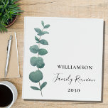 Modern Elegant Family Reunion<br><div class="desc">This Family Reunion Binder is decorated with elegant typography and a stylish watercolor eucalyptus sprig.
Easily customizable.
Use the Design Tool to change the text size,  style,  or color.
Because we create our artwork you won't find this exact image from other designers.
Original Watercolor © Michele Davies.</div>