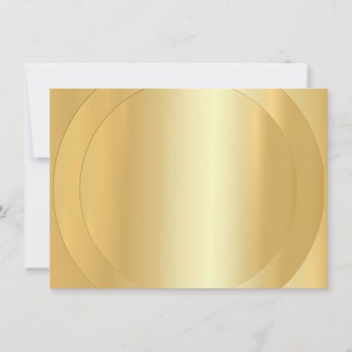 Modern Elegant Faux Gold Blank Template Trendy