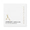 Modern Elegant Faux Gold Scissors Hairdresser