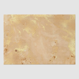 Modern Elegant Faux Gold Watercolor Marble Pattern Tissue Paper